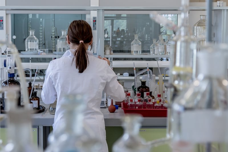 Female scientist